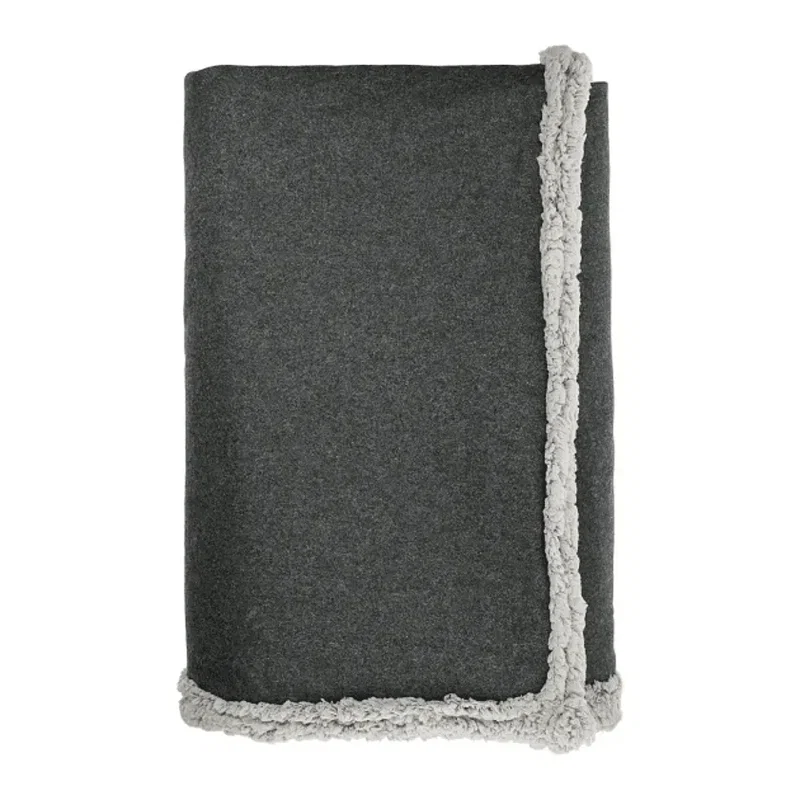 Branded Field & Co. Wool Sherpa Blanket - 60" x 70" — view 7