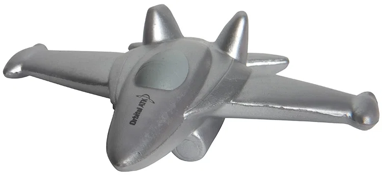 Imprinted Fighter Jet Stress Reliever — view 2