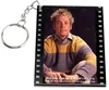 Logo Filmstrip Slip-In Keytag in Black