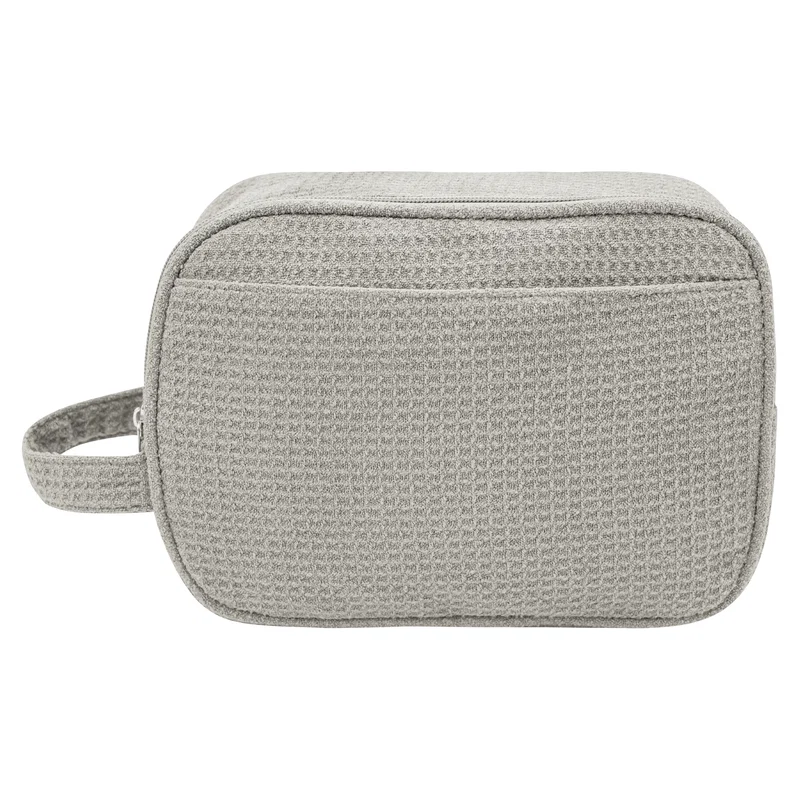 Finley rPET Waffle Knit Toiletry Bag — view 2