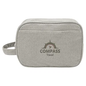 Finley rPET Waffle Knit Toiletry Bag