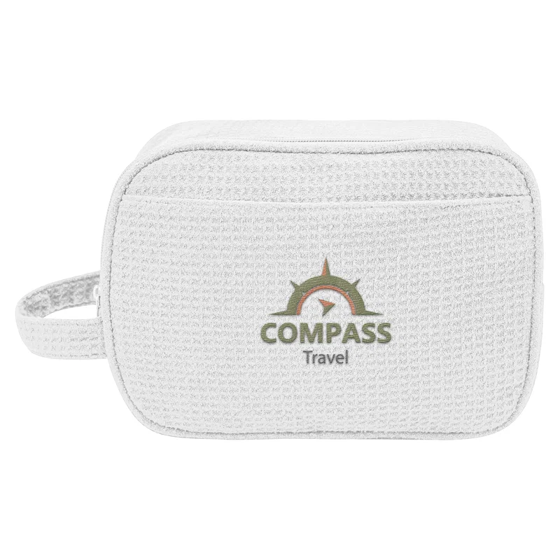 Finley rPET Waffle Knit Toiletry Bag — view 5
