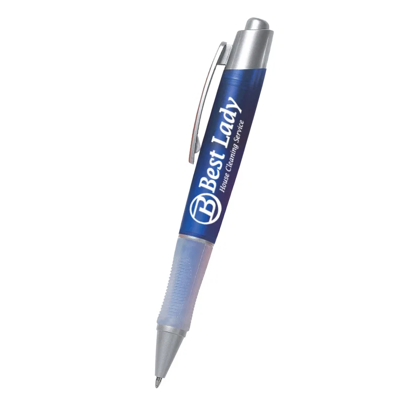 Two pens angled together against a plain backdrop