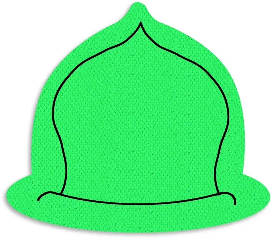 Fire Helmet Jar Opener. Fire helmet shaped natural rubber jar opener for firefighter safety giveaways, view 2