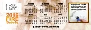 Imprinted Fire Safety Calendars
