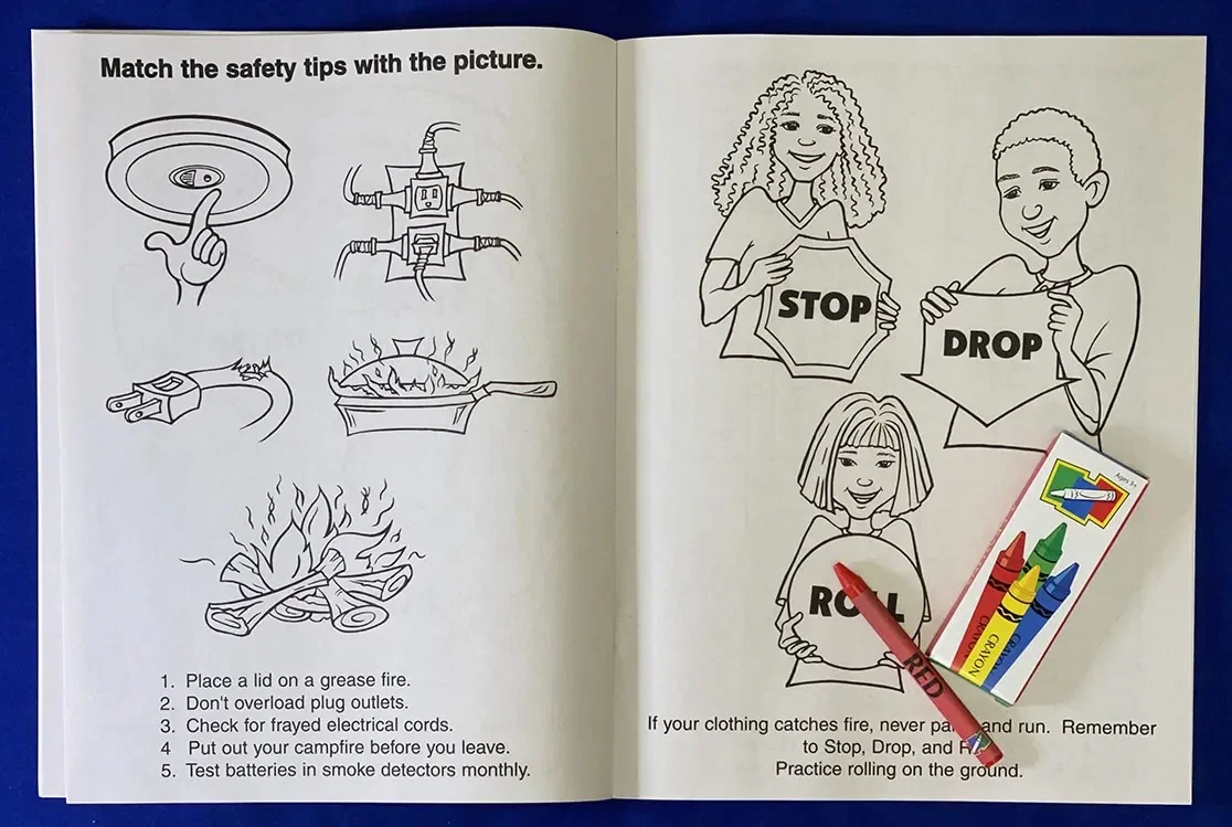 Fire Safety Coloring & Activity Book — view 2