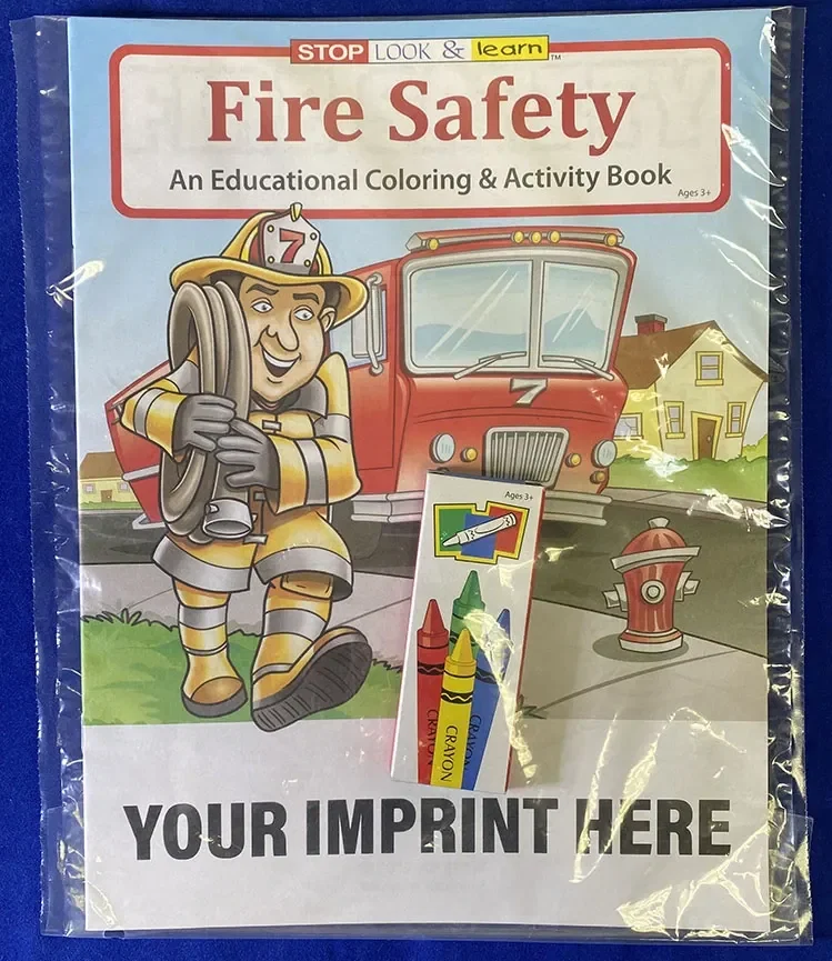Fire Safety Coloring & Activity Book — view 3