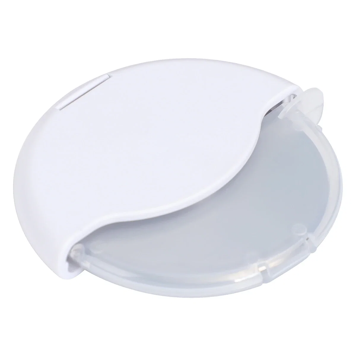 Branded Firenza Pizza Cutter in use slicing a pizza