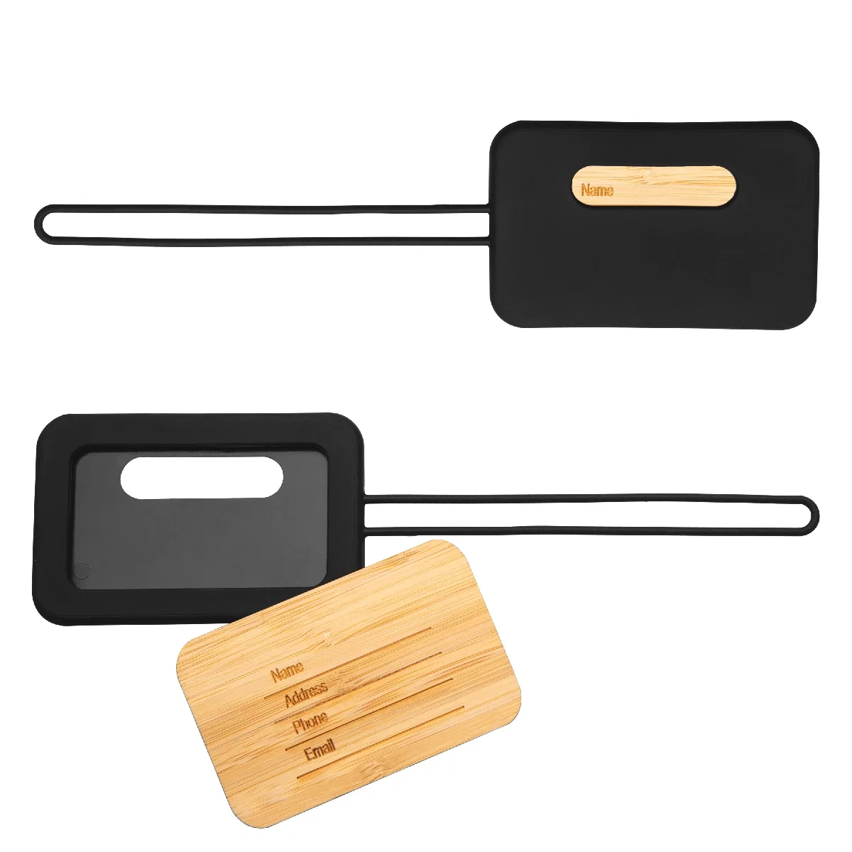 Reverse side where travel details can be written