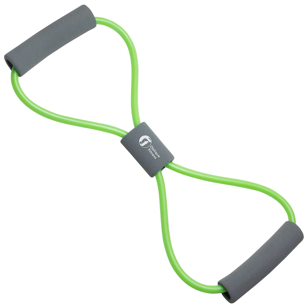 Custom Fitness First Stretch Expander, front view of the branded resistance band