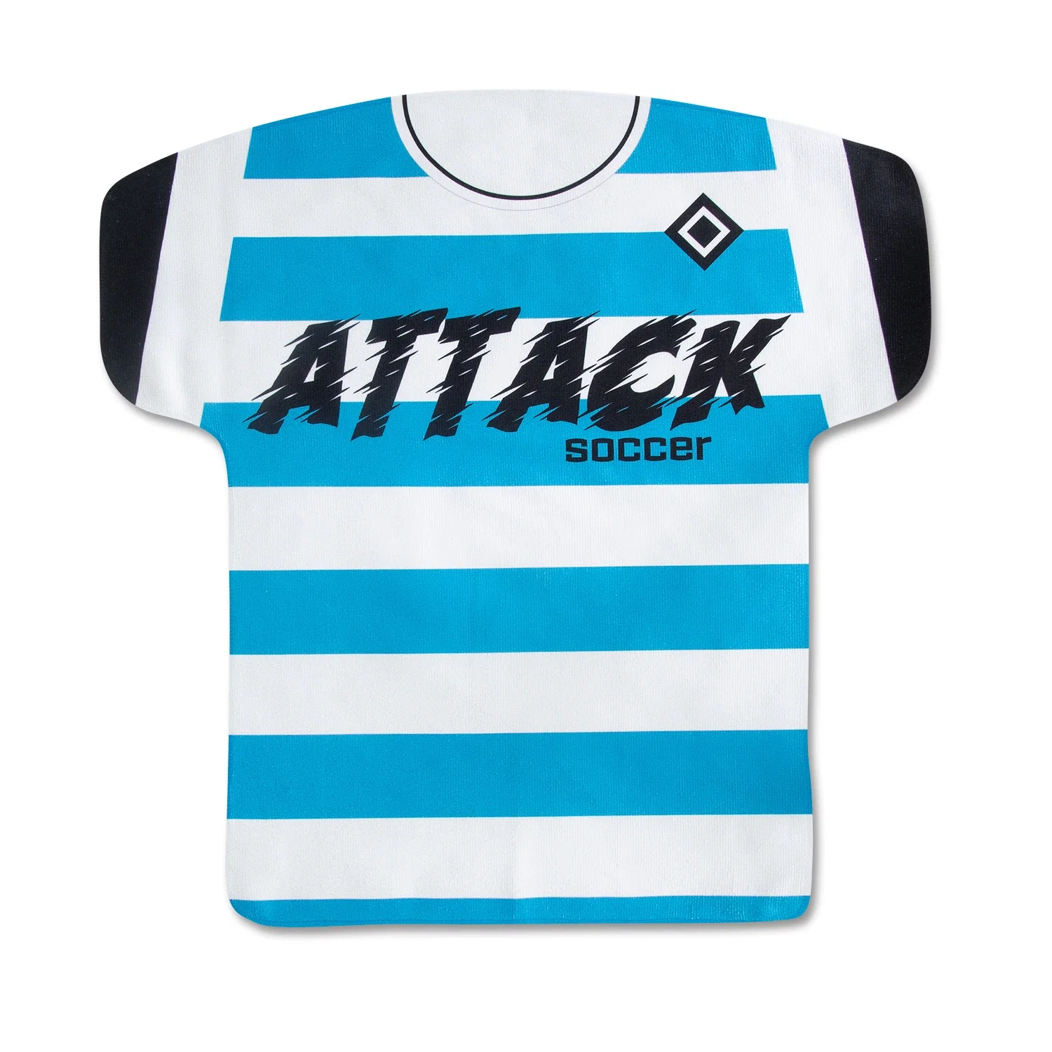 Custom Fitness Jersey Shaped Towel — Custom — view 2