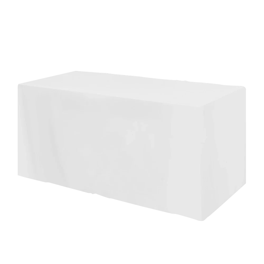 Fitted 3-sided Table Cover - fits 4 foot standard table — view 9