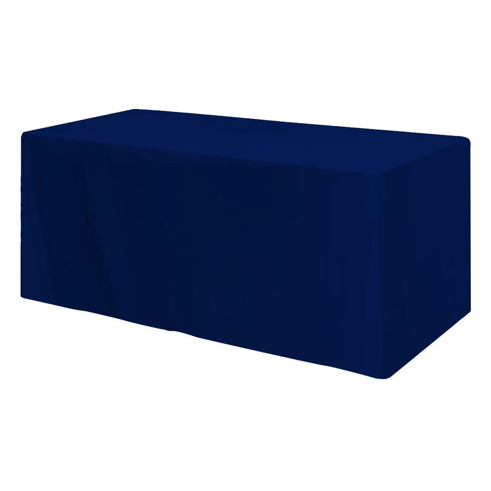 Fitted 3-sided Table Cover - fits 6 foot standard table — view 11