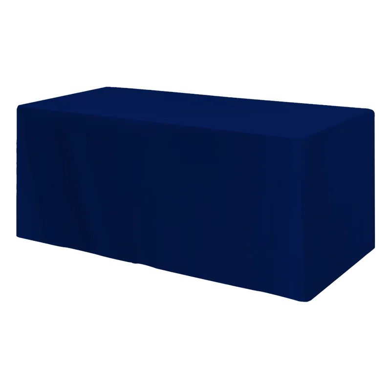 Fitted 3-sided Table Cover - fits 6 foot standard table — view 11