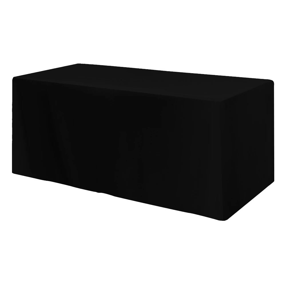 Fitted 3-sided Table Cover - fits 6 foot standard table — view 14