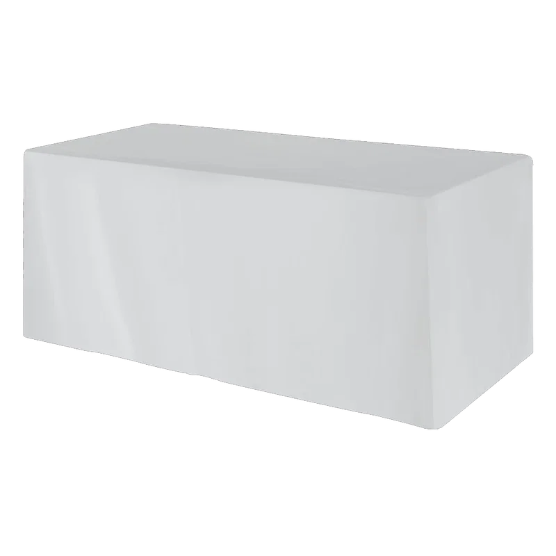 Fitted 3-sided Table Cover - fits 6 foot standard table — view 9