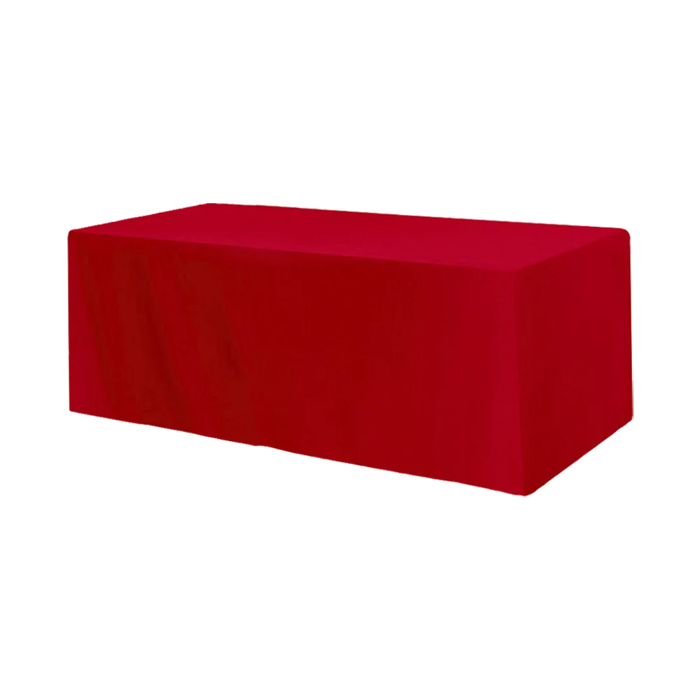 Fitted 3-sided Table Cover - fits 8 foot standard table — view 10
