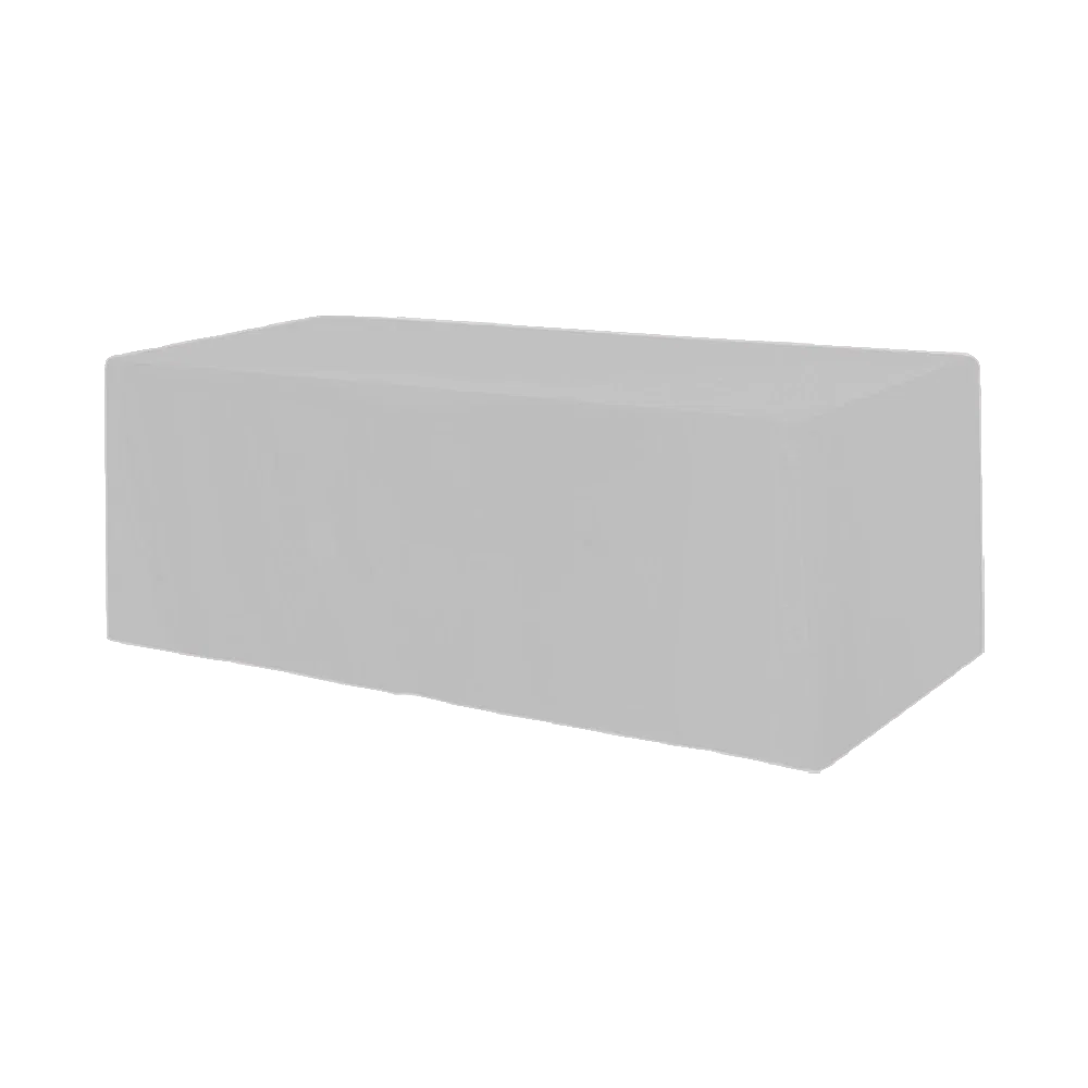 Fitted 3-sided Table Cover - fits 8 foot standard table — view 12
