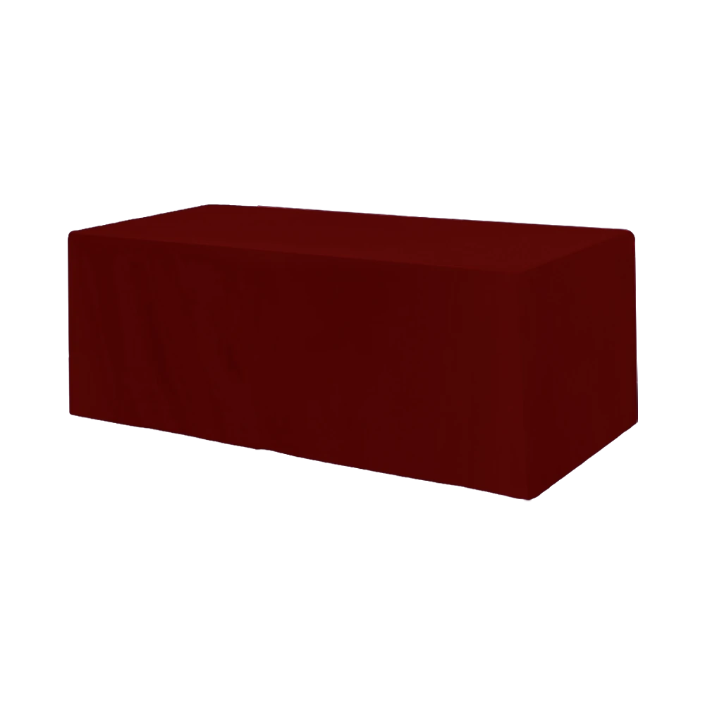 Fitted 3-sided Table Cover - fits 8 foot standard table — view 13