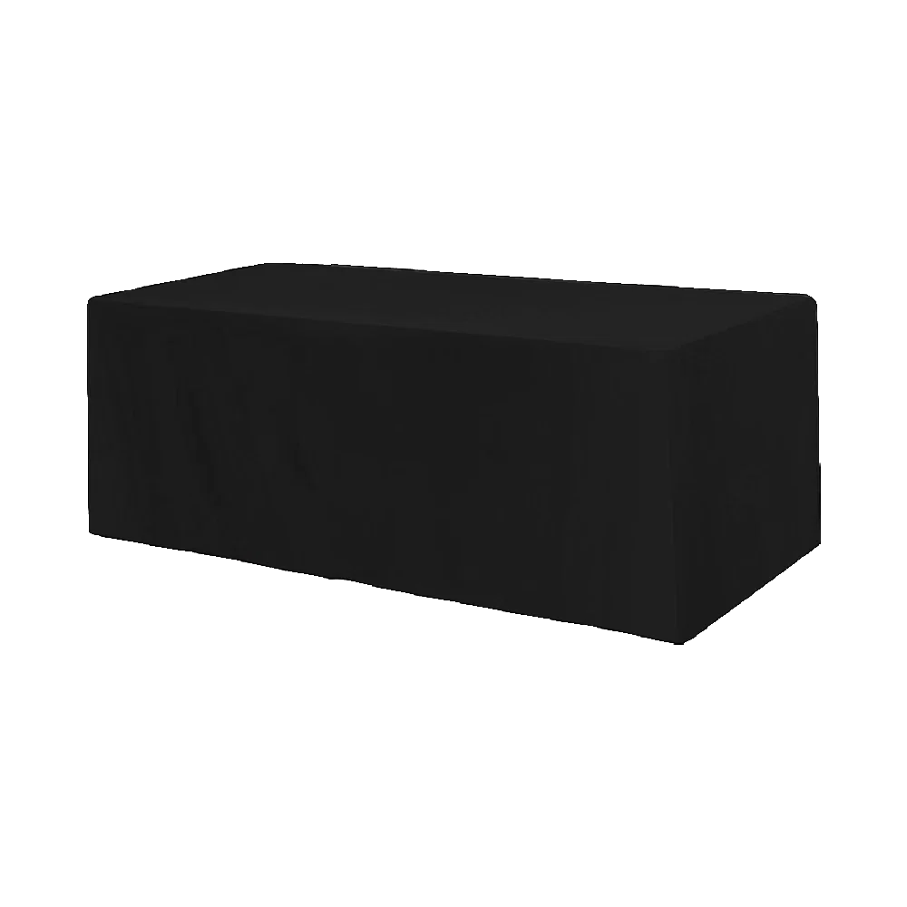 Fitted 3-sided Table Cover - fits 8 foot standard table — view 14