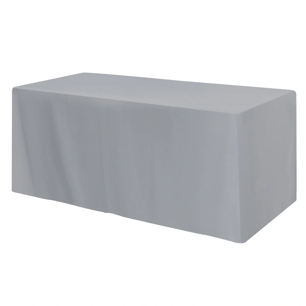 Rear of the covered table shown at eye level