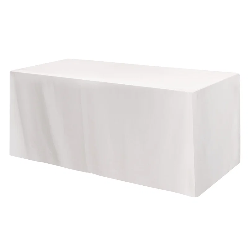 Fitted Poly/Cotton 4-sided Table Cover - fits 6' standard table — view 7