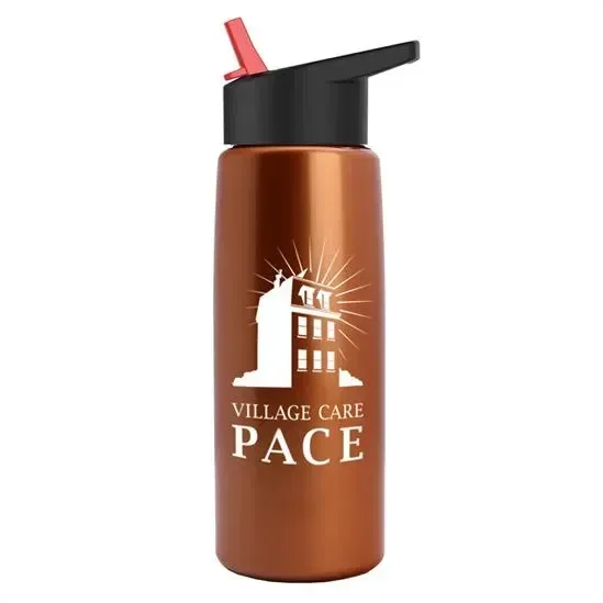  Flair Tritan® Metallike Bottle with Flip-Straw Lid (26 oz.) — view 4