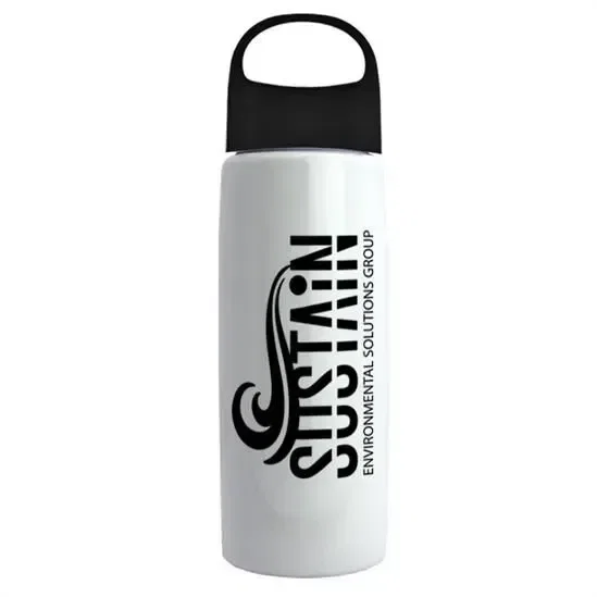 Flair Tritan® Metallike Bottle with Oval Crest Lid (26 oz.) — view 2