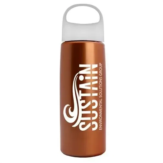 Flair Tritan® Metallike Bottle with Oval Crest Lid (26 oz.) — view 3