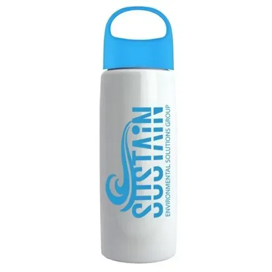 Flair Tritan® Metallike Bottle with Oval Crest Lid (26 oz.) — view 4