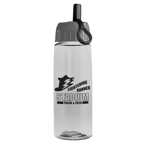 Flair Tritan® Renew Bottle with Flip-Straw Lid (26 oz.) — view 2