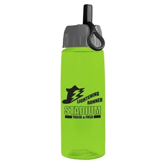 Flair Tritan® Renew Bottle with Flip-Straw Lid (26 oz.) — view 3