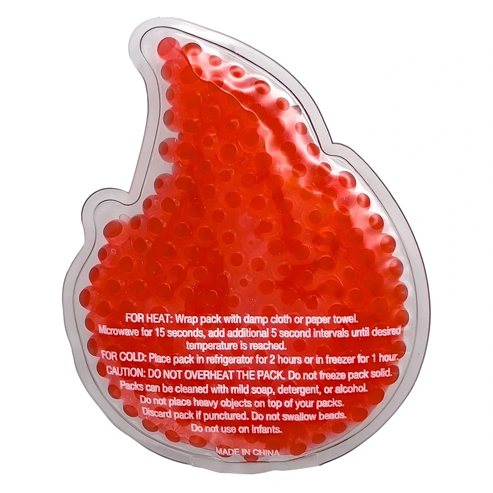 Flame Emoji Gel Beads Hot/Cold Pack — view 2