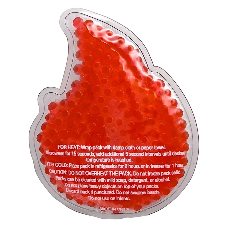 Flame Emoji Gel Beads Hot/Cold Pack — view 2