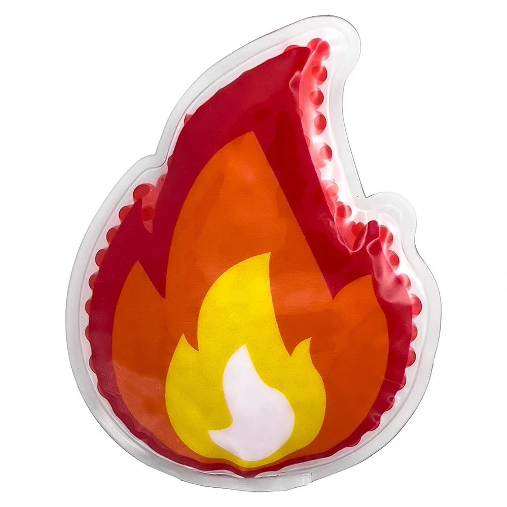 Flame Emoji Gel Beads Hot/Cold Pack — view 3