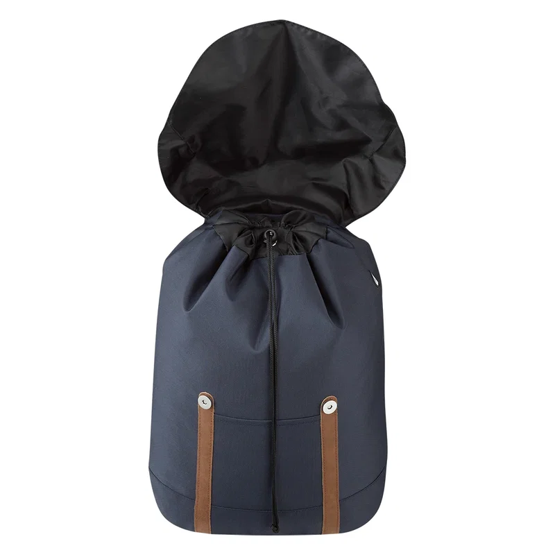 Custom Printed Flap Drawstring Backpack — view 9