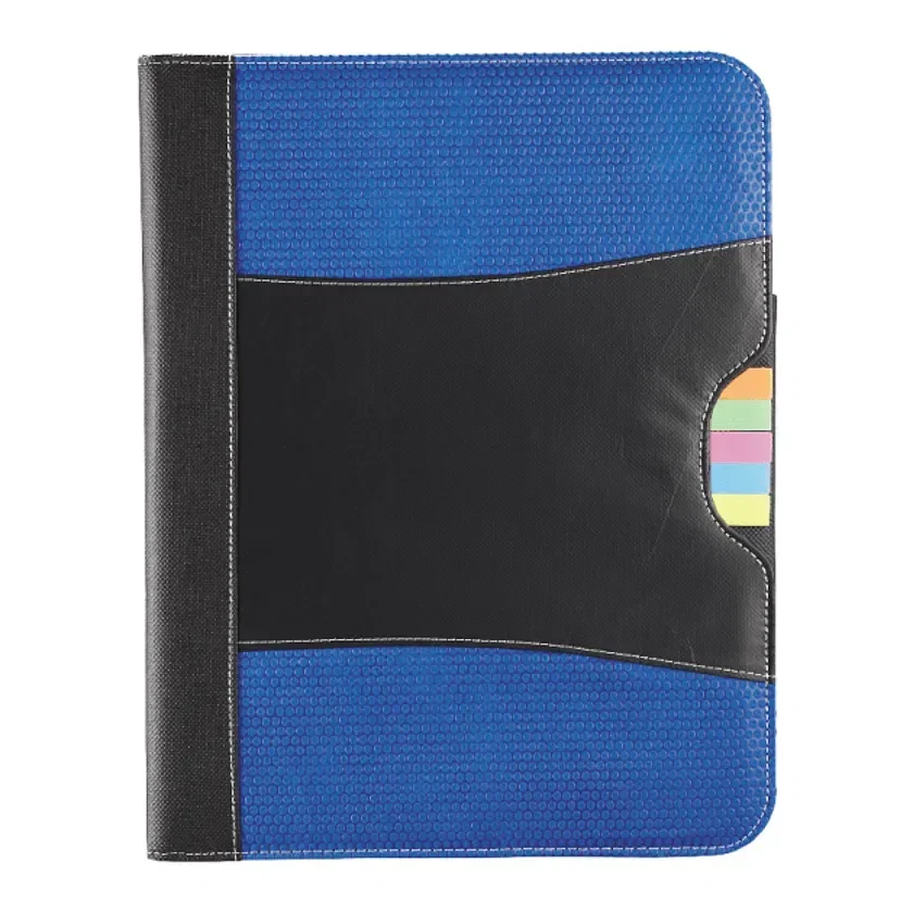 Custom FSC Mix Flare Organization Padfolio with Sticky Flags — view 2