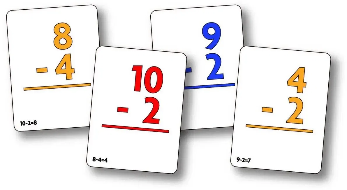 Flash Cards (Subtraction) — view 2