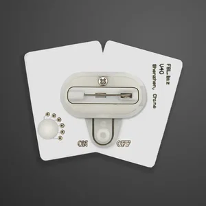 Flashing LED Black Jack Light Up Pins