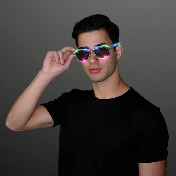 Flashing Multicolor Sunglasses — view 2