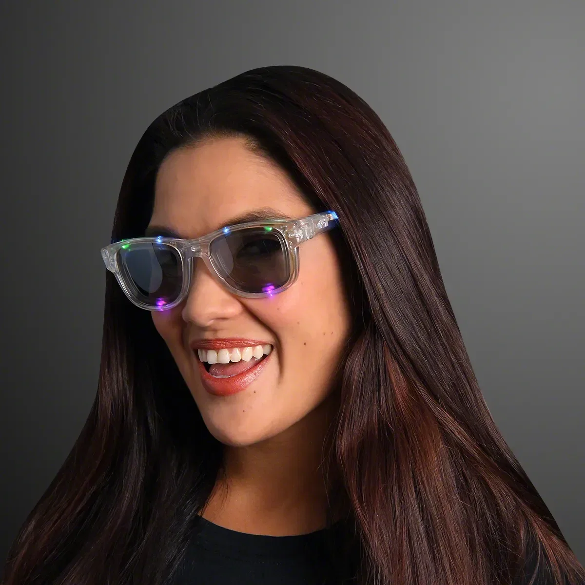 Flashing Multicolor Sunglasses — view 3