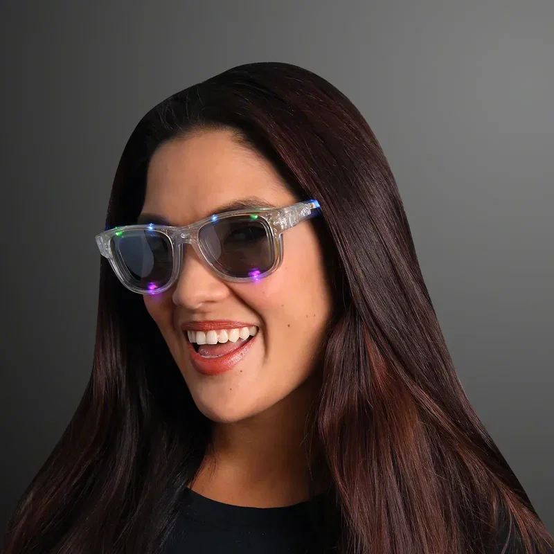 Flashing Multicolor Sunglasses — view 3
