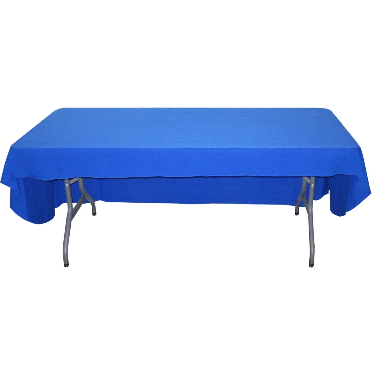 Flat 3-sided Table Cover - fits 8 foot standard table: Polyester — view 2