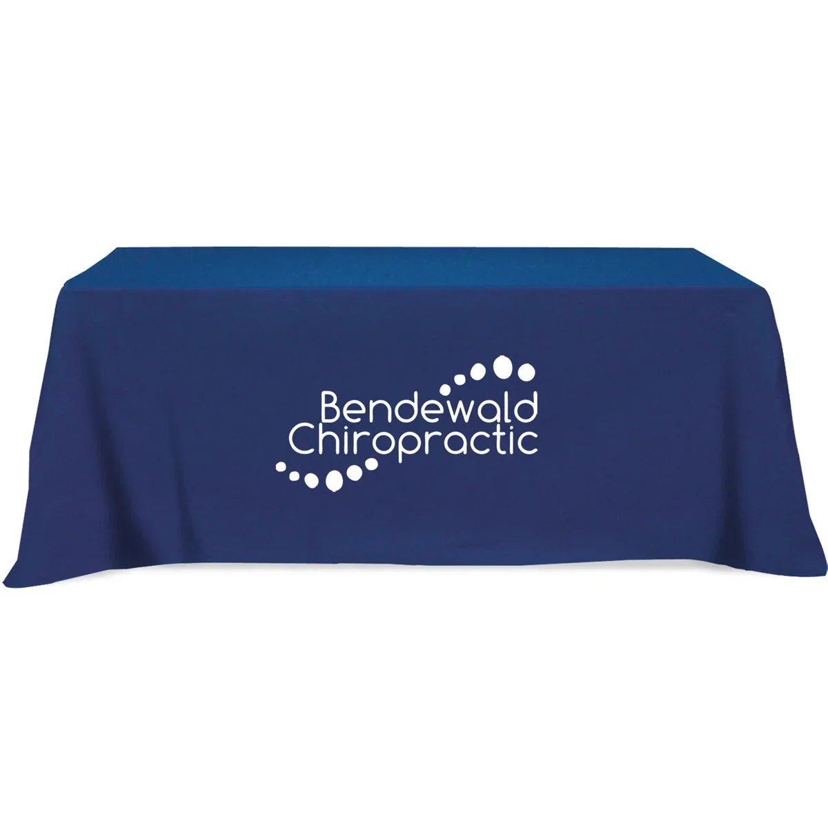 Flat 4-sided Table Cover - fits 8 foot standard table: Poly-Cotton — view 5
