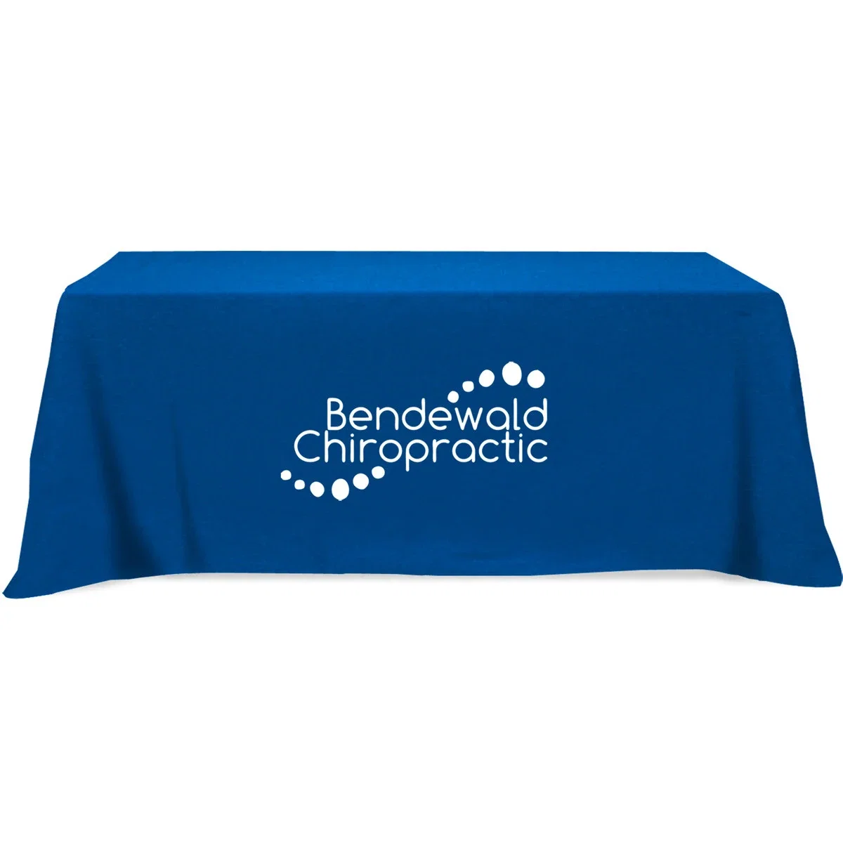 Flat 4-sided Table Cover - fits 8 foot standard table: Poly-Cotton — view 7