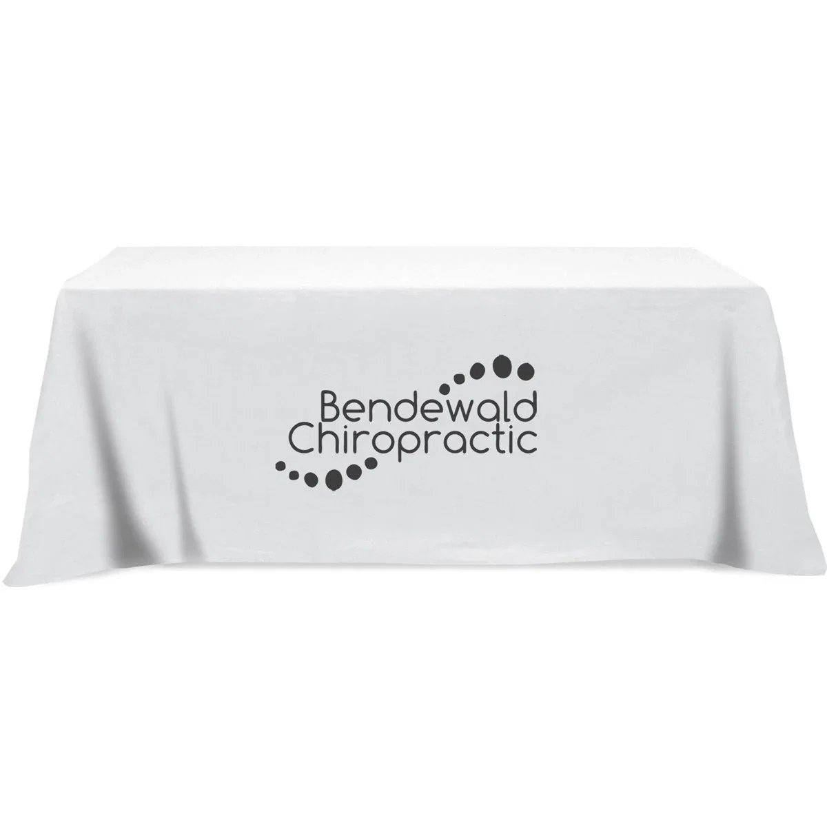 Flat 4-sided Table Cover - fits 8 foot standard table: Poly-Cotton — view 8