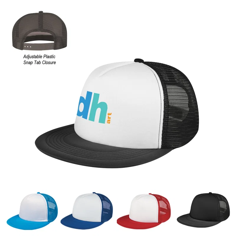 Flat Bill Trucker Cap — view 8