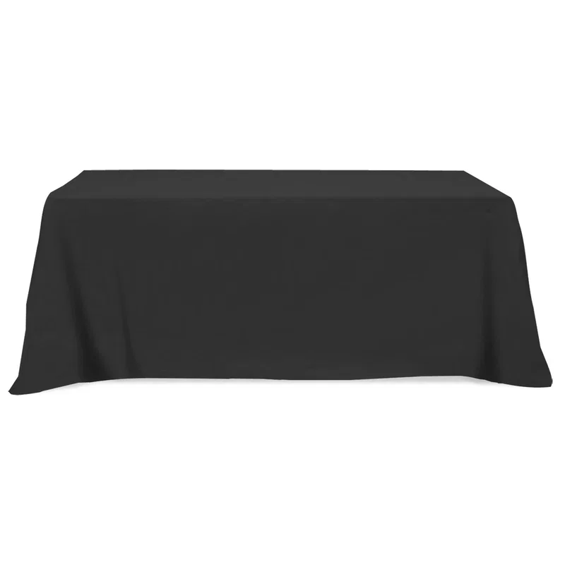 Flat Poly/Cotton 3-sided Table Cover - fits 8' standard table — view 6