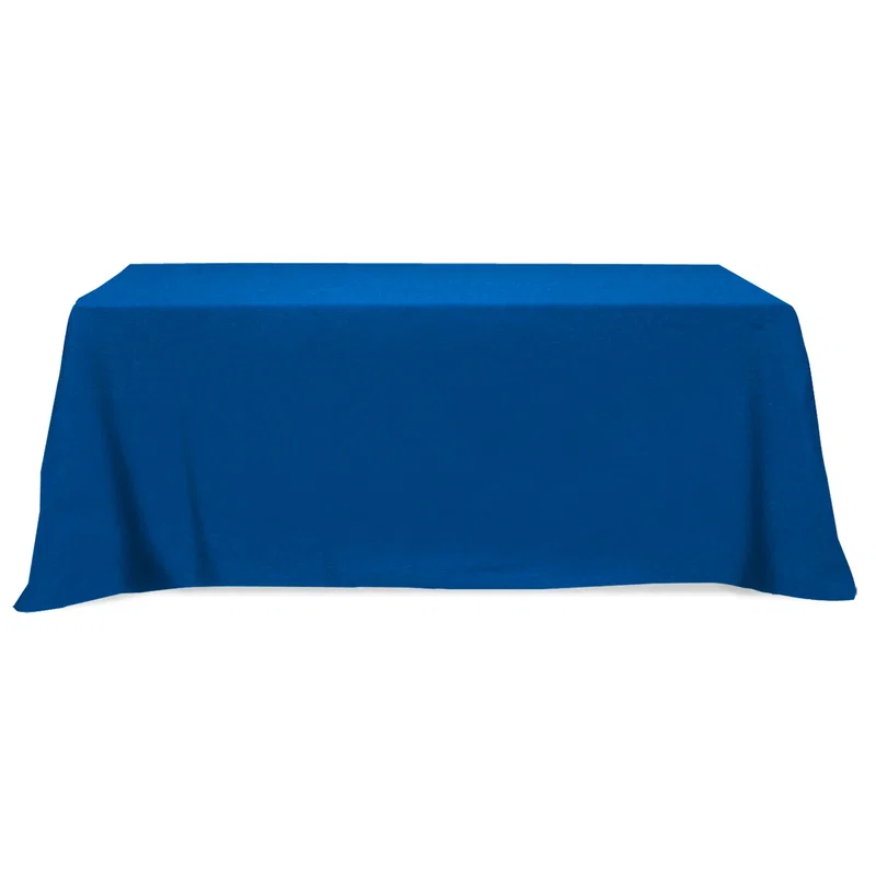 Flat Poly/Cotton 3-sided Table Cover - fits 8' standard table — view 7