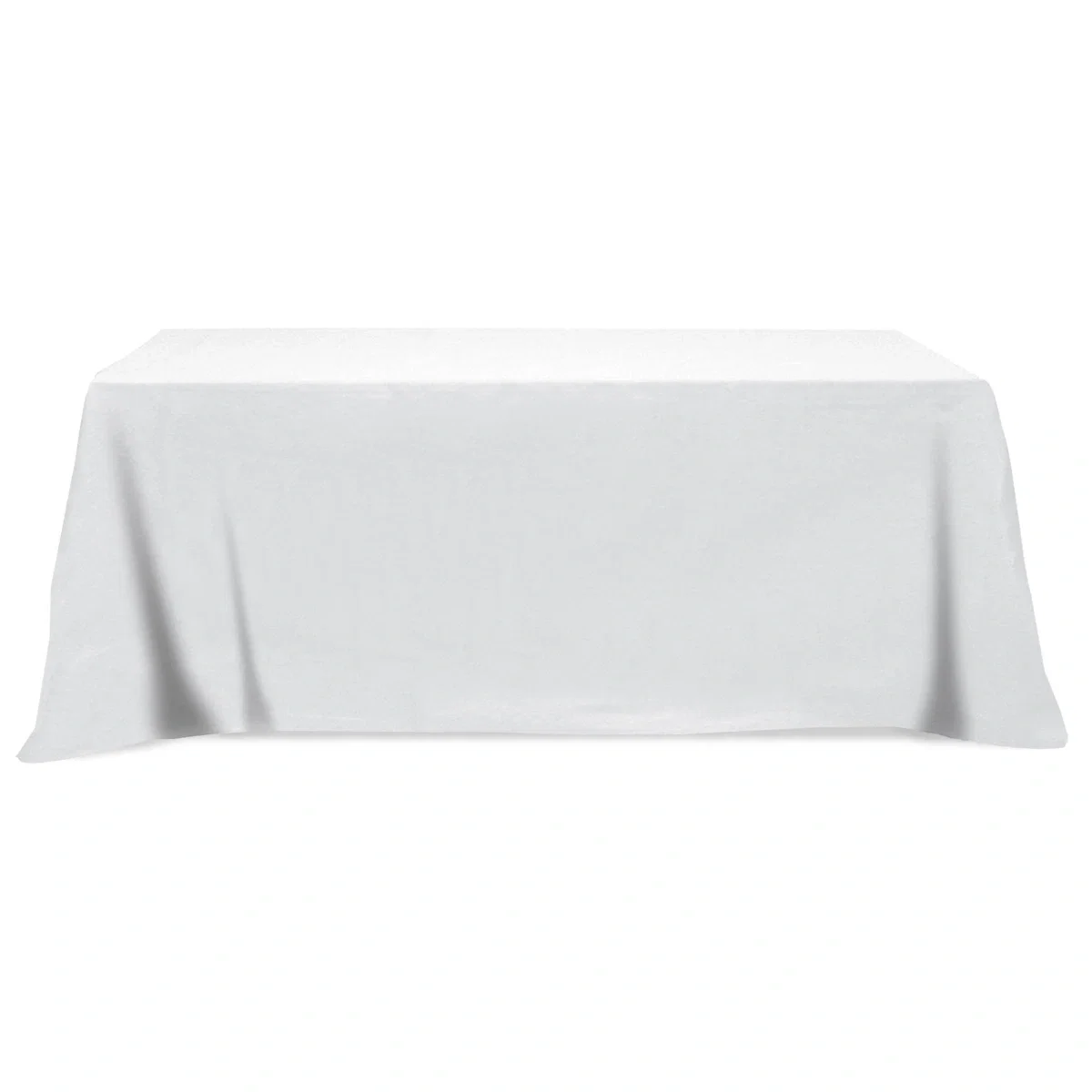Cloth pulled taut with no wrinkles across the top